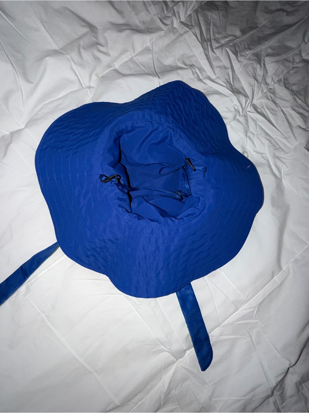 Rain Caper Blue and Green Floral Reversible Sun Visor - Picture 3 of 4